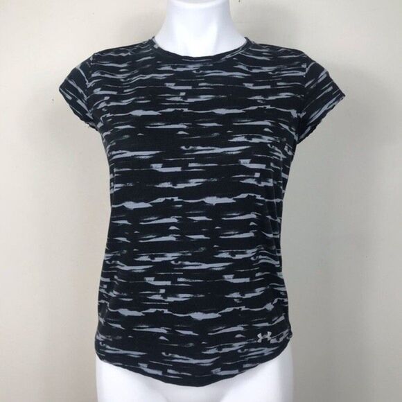 Under Armour Mesh Run Tee Shirt S Athletic Gym Training Tennis Golf Top 1309454 - Picture 8 of 15